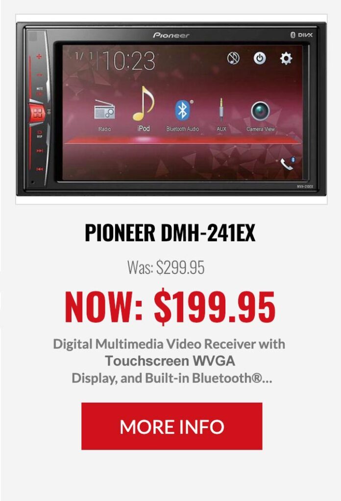 pioneer dmh241EX Car Stereo Warehouse